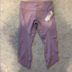 Purple Capri Yoga Pant
